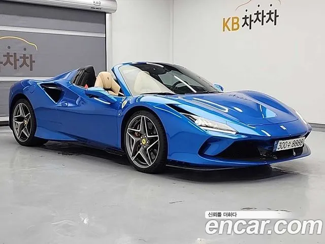 Ferrari F8 Spider 2021 Синий из Кореи, фото 5