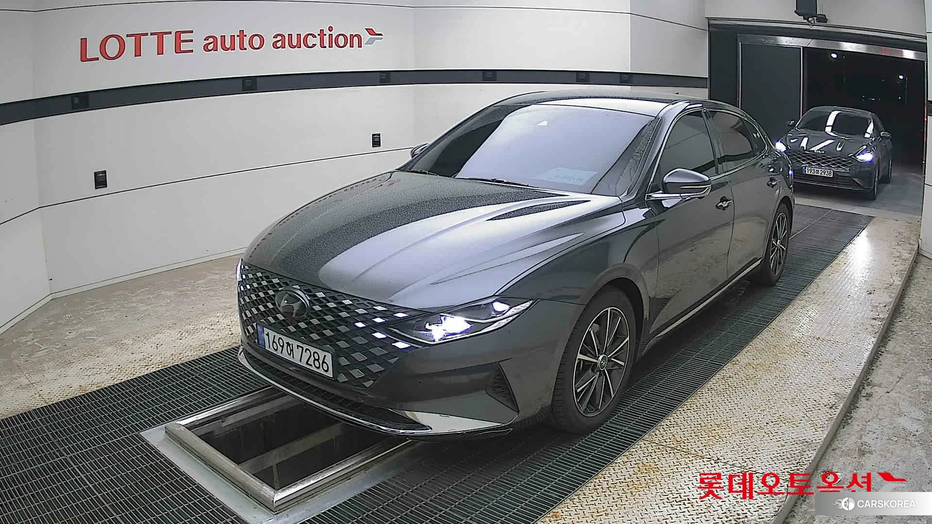 Hyundai Grandeur 2022 Nocturne Grey Metallic из Кореи, фото 5