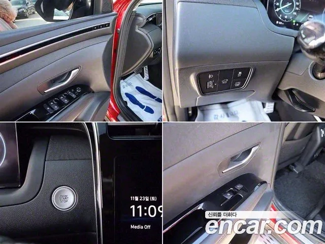 Hyundai Tucson Hybrid (NX4) 2021 Красный из Кореи, фото 5