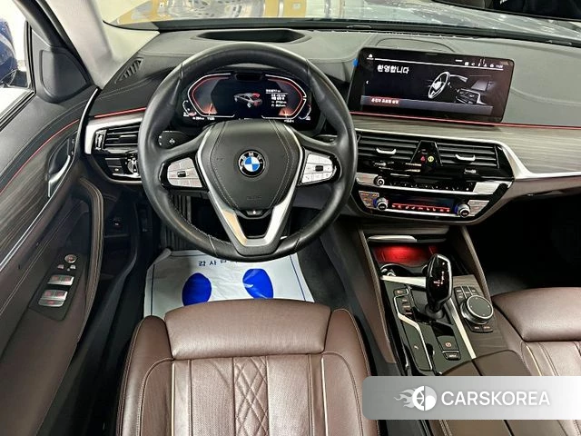 BMW 5 Series (G30) 2021 Синий из Кореи, фото 5