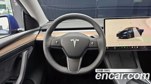 Tesla Model Y 2024 Синий из Кореи, фото 5