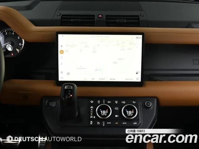 Land Rover Defender (L663) 2023 Черный из Кореи, фото 5