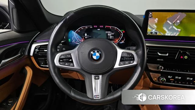 BMW 5 Series (G30) 2022 Черный из Кореи, фото 5