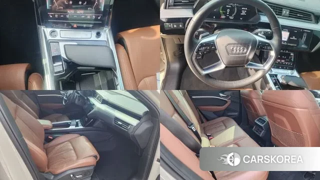 Audi e-Tron 2022 Жемчужный цвет из Кореи, фото 5