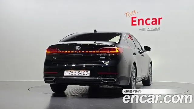 Kia K7 Premier Hybrid 2021 Черный из Кореи, фото 5