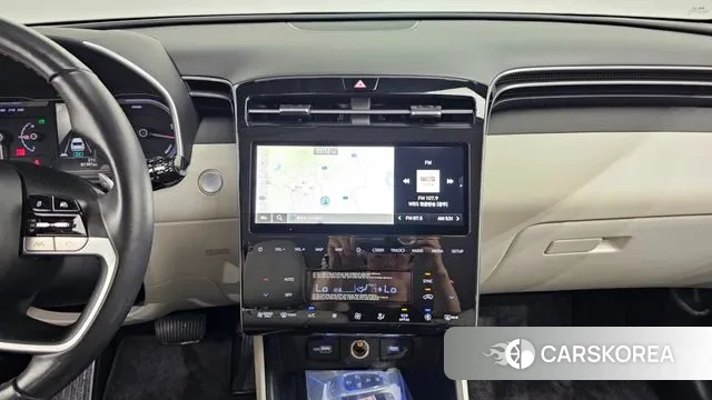 Hyundai Tucson Hybrid (NX4) 2021 Белый из Кореи, фото 5