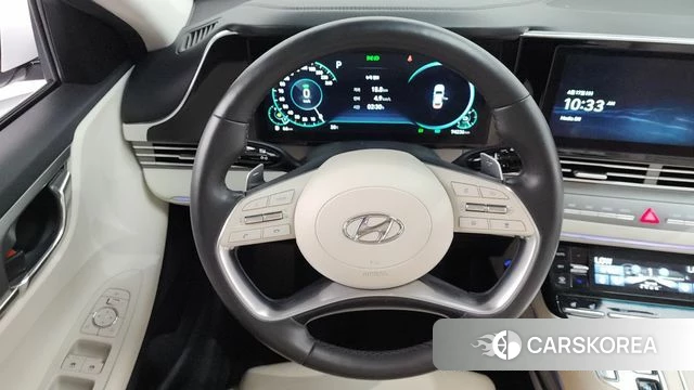 Hyundai The New Grandeur IG Hybrid 2021 Белый из Кореи, фото 5