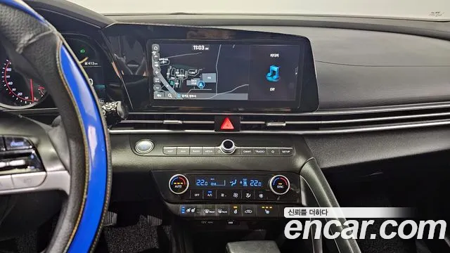 Hyundai Avante (CN7) 2021 Синий из Кореи, фото 5