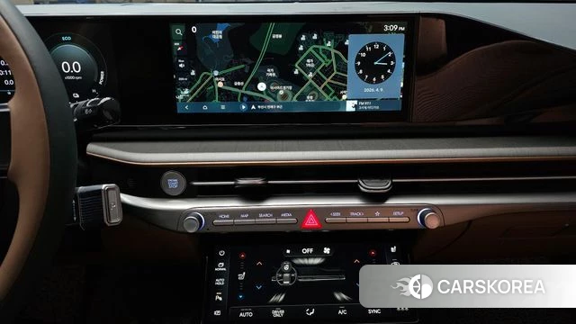 Hyundai Grandeur Hybrid (GN7) 2023 Серебристо-серый из Кореи, фото 5