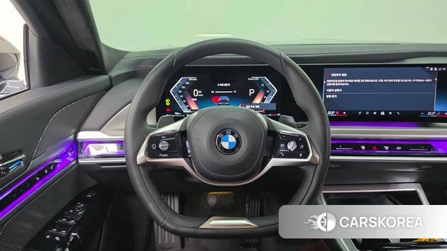 BMW 7 Series (G70) 2023 Черный из Кореи, фото 5