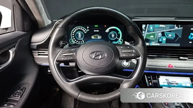Hyundai The New Grandeur IG Hybrid 2022 Белый из Кореи, фото 5