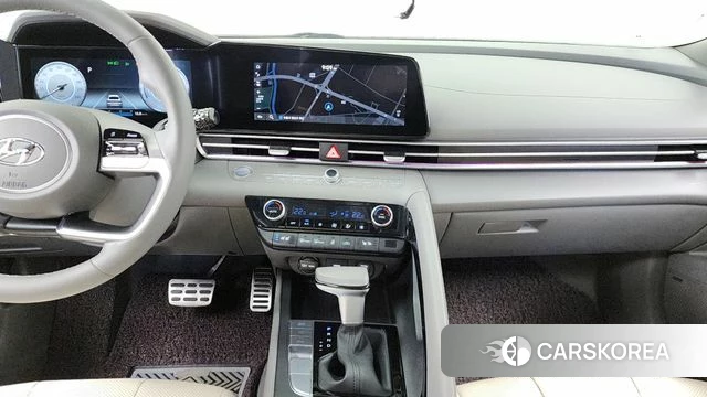 Hyundai Avante Hybrid (CN7) 2022 Серый из Кореи, фото 5