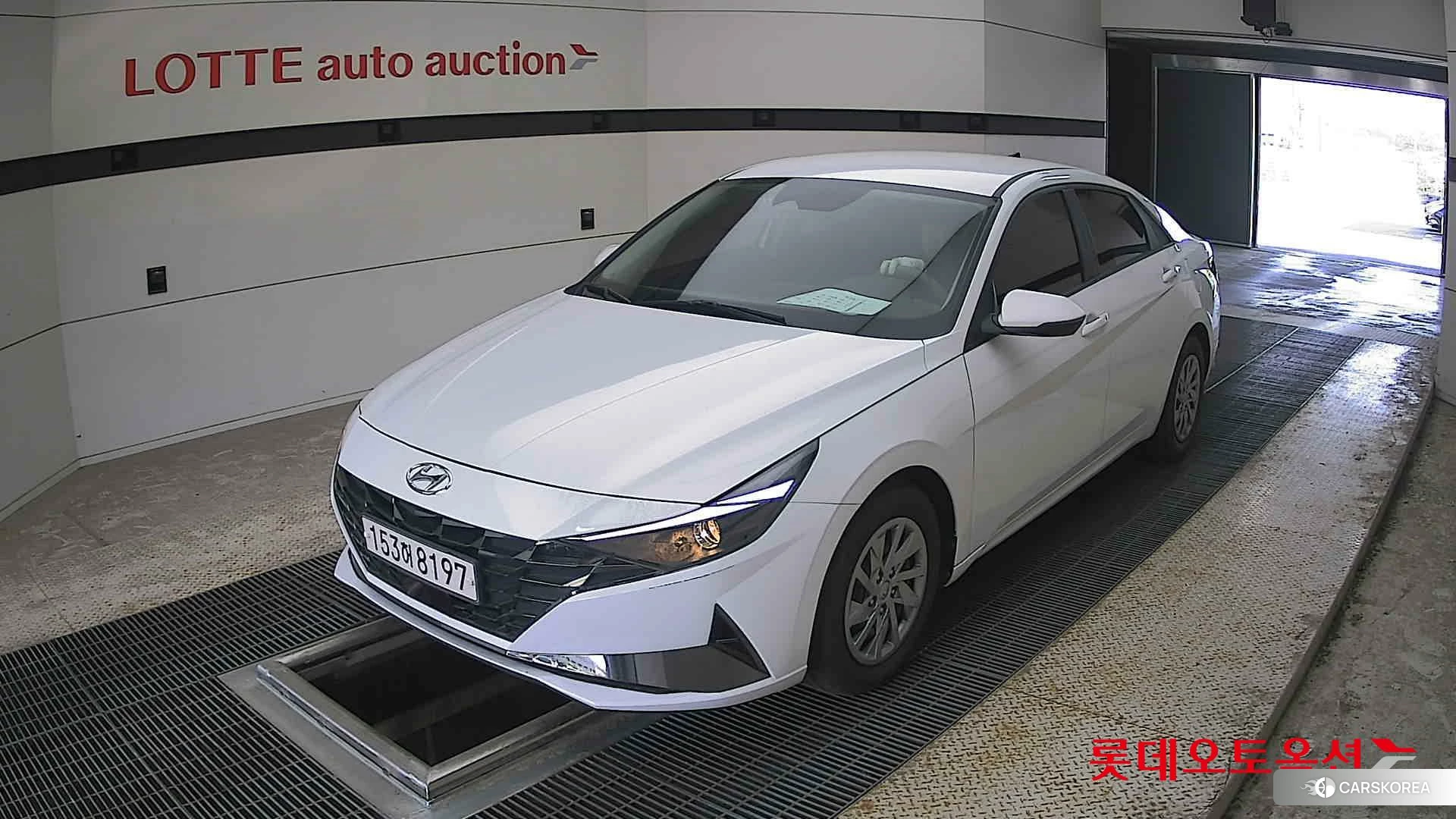 Hyundai Avante 2021 Polar White из Кореи, фото 5