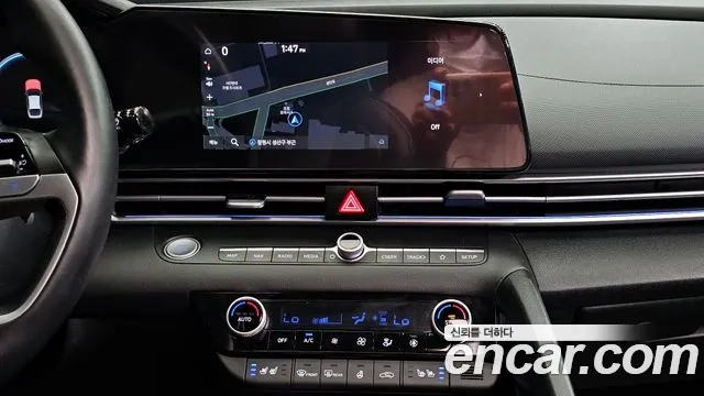 Hyundai Avante Hybrid (CN7) 2022 Белый из Кореи, фото 5