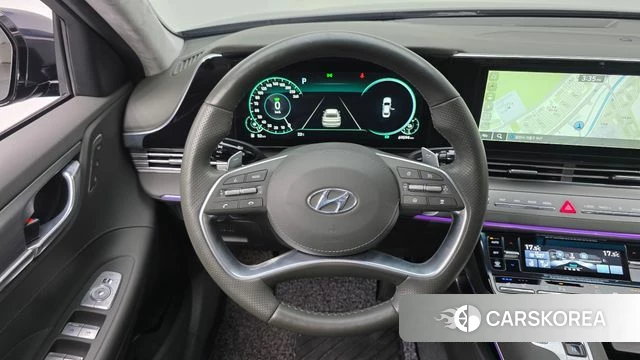 Hyundai The New Grandeur IG Hybrid 2021 Синий из Кореи, фото 5