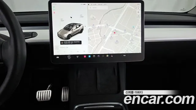 Tesla Model Y 2021 Белый из Кореи, фото 5