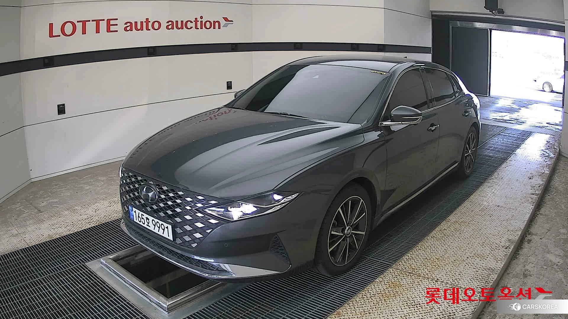 Hyundai Grandeur 2022 Nocturne Grey Metallic из Кореи, фото 5