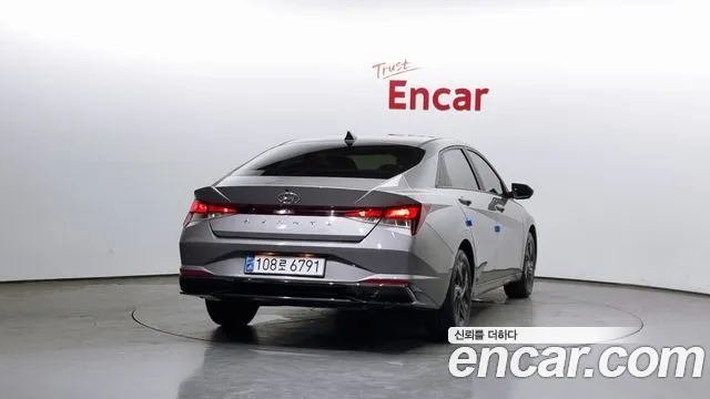 Hyundai Avante Hybrid (CN7) 2020 Черный из Кореи, фото 5