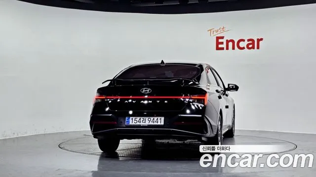 Hyundai The New Avante (CN7) 2023 Черный из Кореи, фото 5