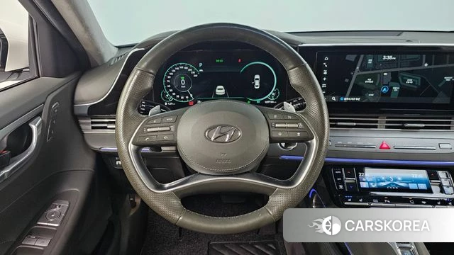 Hyundai The New Grandeur IG Hybrid 2020 Белый из Кореи, фото 5