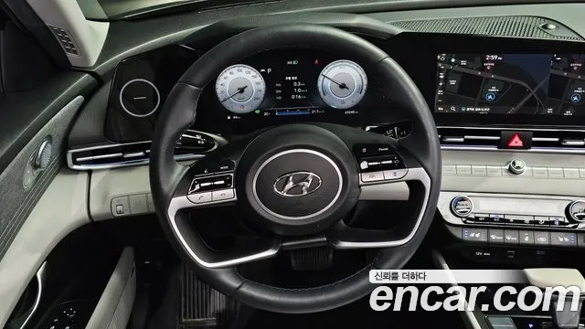 Hyundai Avante Hybrid (CN7) 2023 Серый из Кореи, фото 5