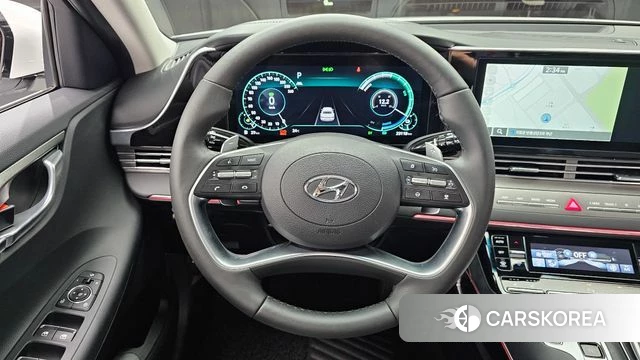 Hyundai The New Grandeur IG Hybrid 2021 Белый из Кореи, фото 5