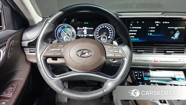 Hyundai The New Grandeur IG Hybrid 2021 Серый из Кореи, фото 5