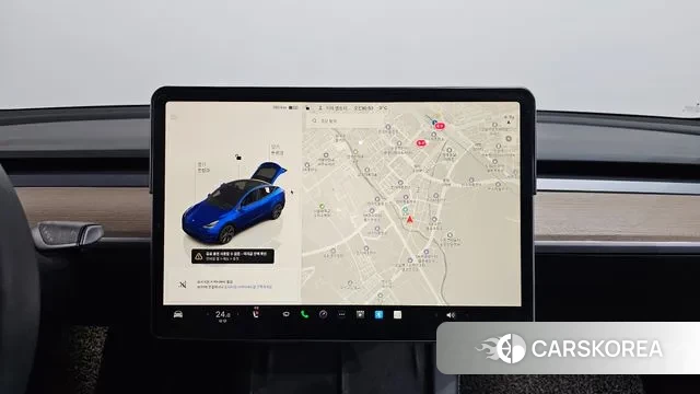 Tesla Model Y 2022 Синий из Кореи, фото 5