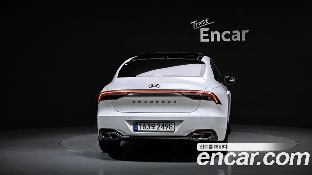 Hyundai The New Grandeur IG Hybrid 2021 Белый из Кореи, фото 5