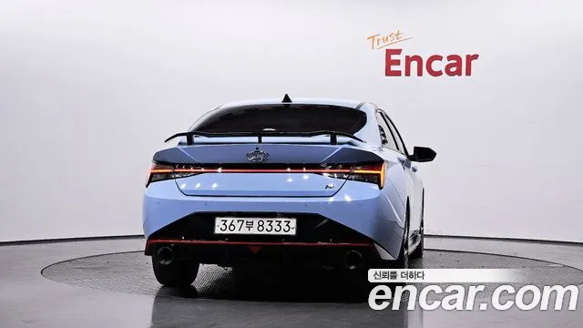 Hyundai Avante (CN7) 2023 Небесно-голубой из Кореи, фото 5