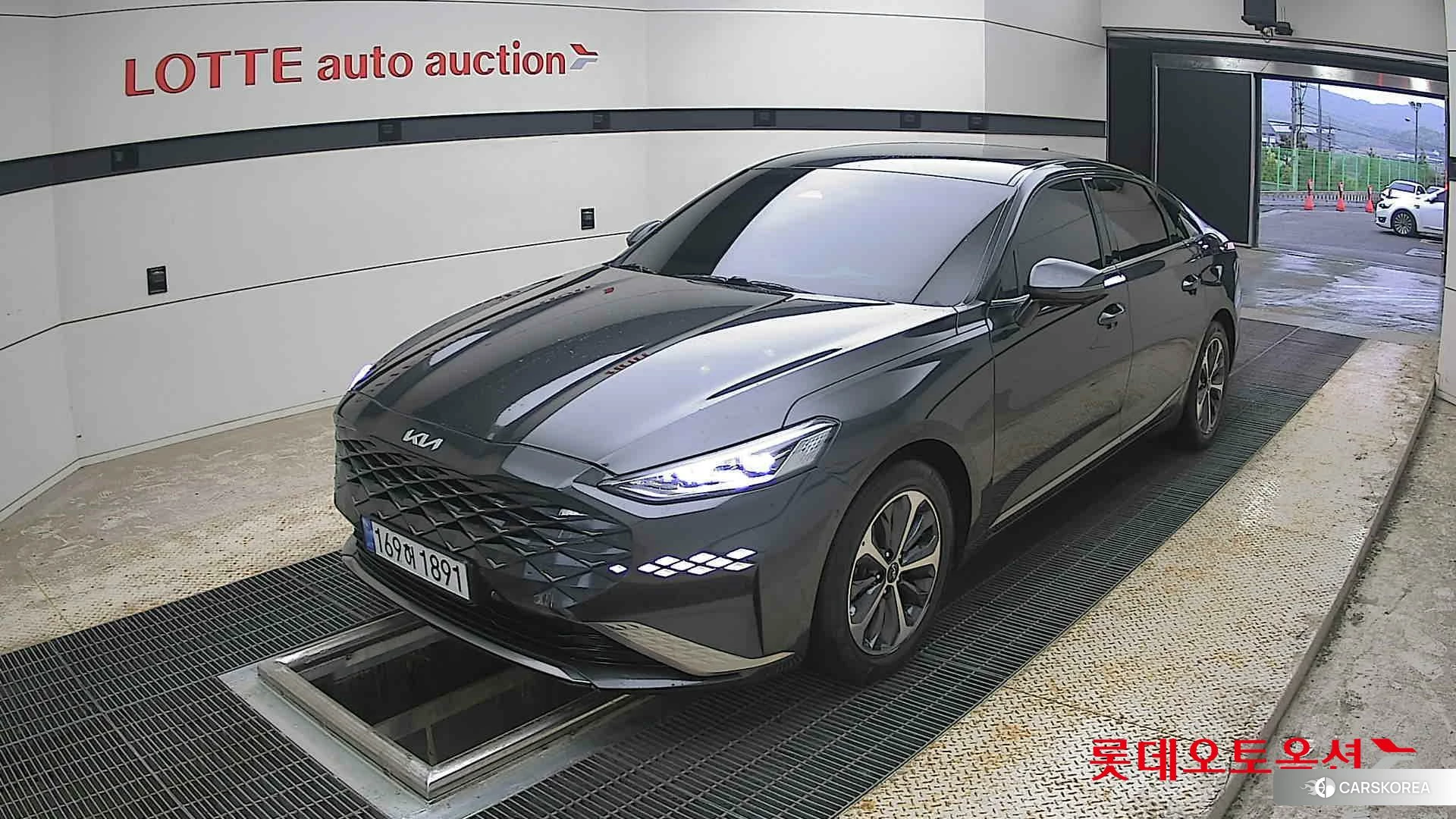 Kia K8 Hybrid 2022 Interstellagray из Кореи, фото 5