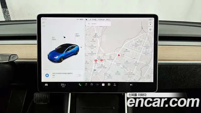 Tesla Model 3 2020 Синий из Кореи, фото 5