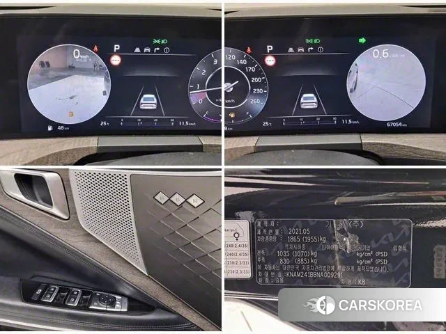 Kia K8 2021 Черный из Кореи, фото 5