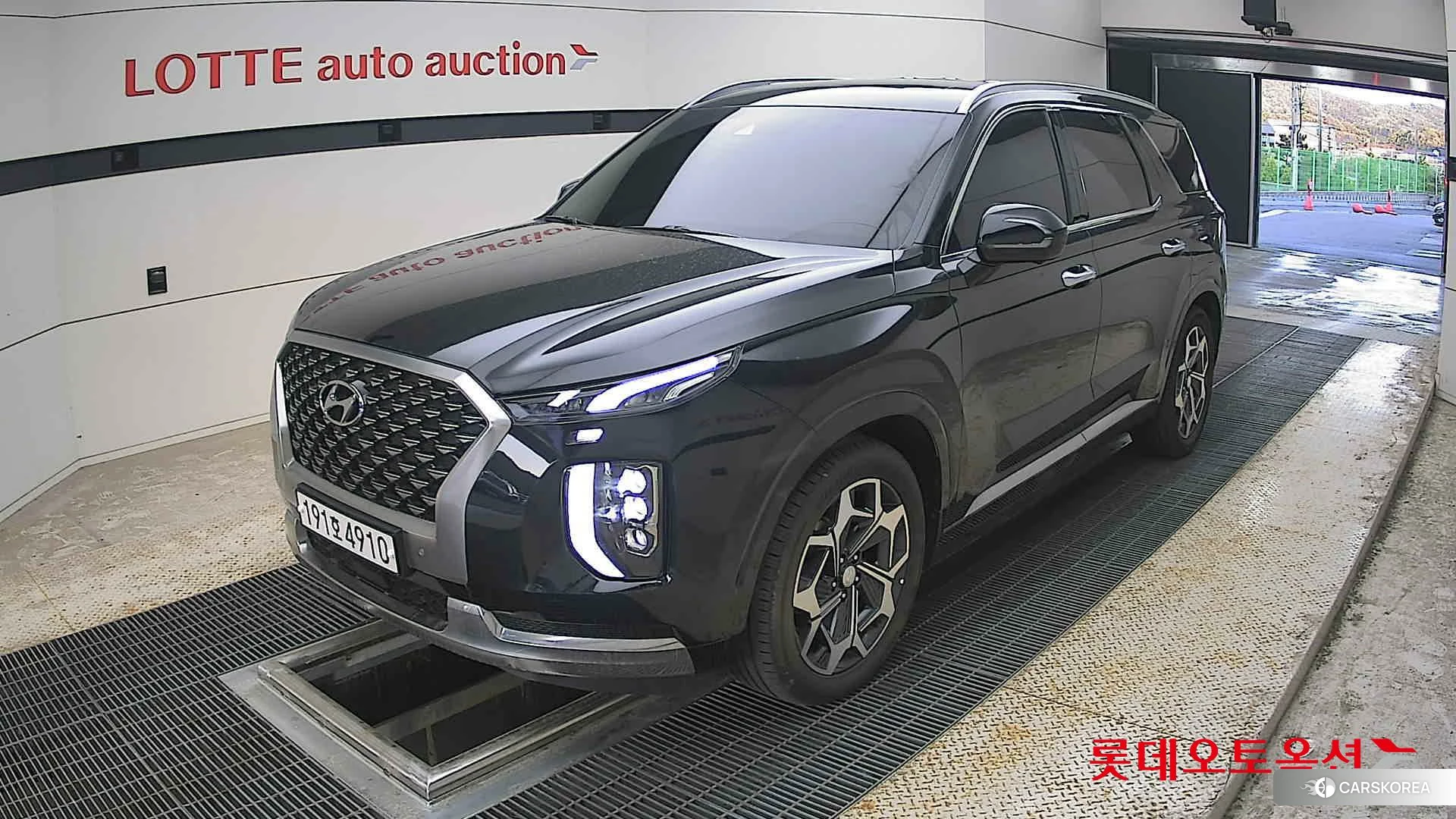 Hyundai Palisade 2022 Abyss Black Pearl из Кореи, фото 5