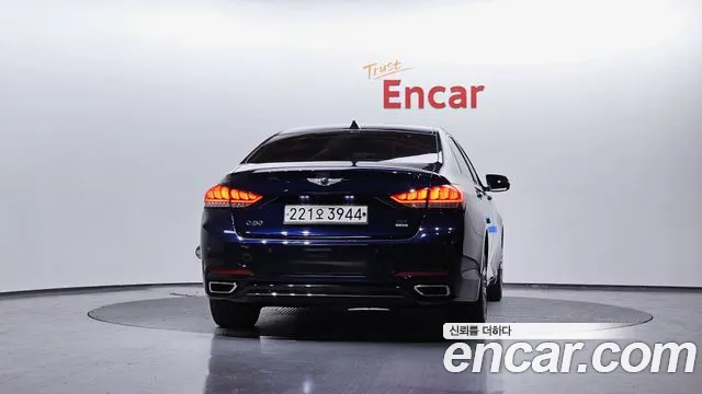 Genesis G80 2018 Синий из Кореи, фото 5