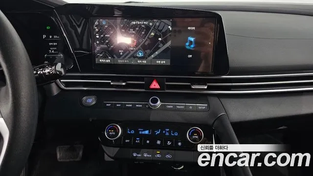 Hyundai Avante Hybrid (CN7) 2022 Белый из Кореи, фото 5