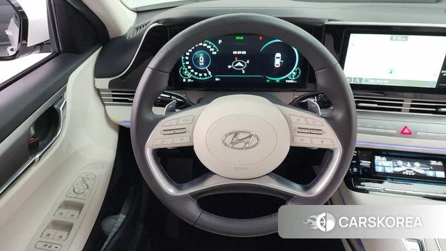 Hyundai The New Grandeur IG Hybrid 2022 Белый из Кореи, фото 5