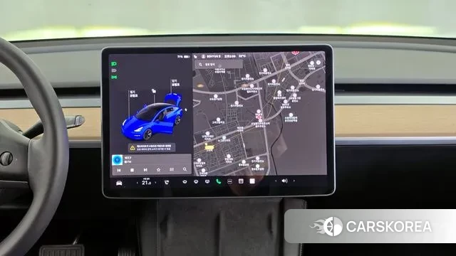 Tesla Model 3 2021 Синий из Кореи, фото 5