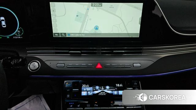 Hyundai The New Grandeur IG Hybrid 2021 Белый из Кореи, фото 5