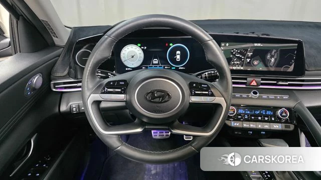 Hyundai Avante (CN7) 2023 Черный из Кореи, фото 5