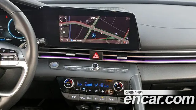 Hyundai Avante Hybrid (CN7) 2021 Белый из Кореи, фото 5