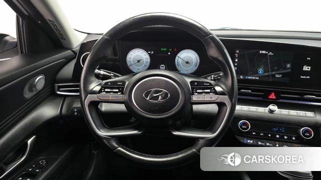 Hyundai Avante Hybrid (CN7) 2021 Белый из Кореи, фото 5