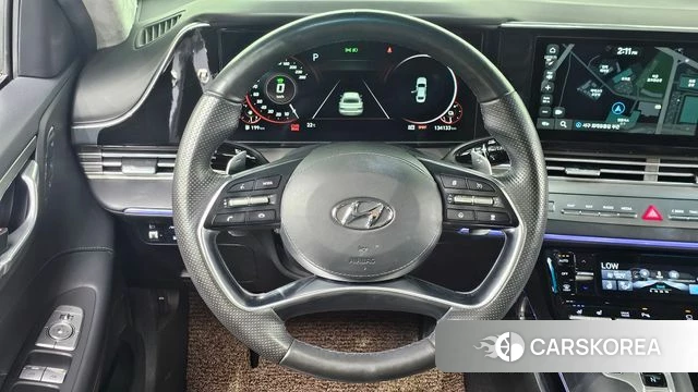 Hyundai The New Grandeur IG Hybrid 2020 Серый из Кореи, фото 5
