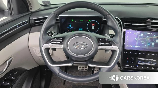 Hyundai Tucson Hybrid (NX4) 2021 Белый из Кореи, фото 5
