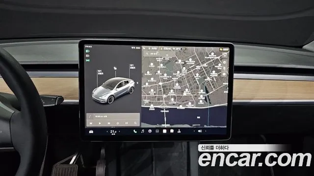 Tesla Model Y 2021 Серый из Кореи, фото 5