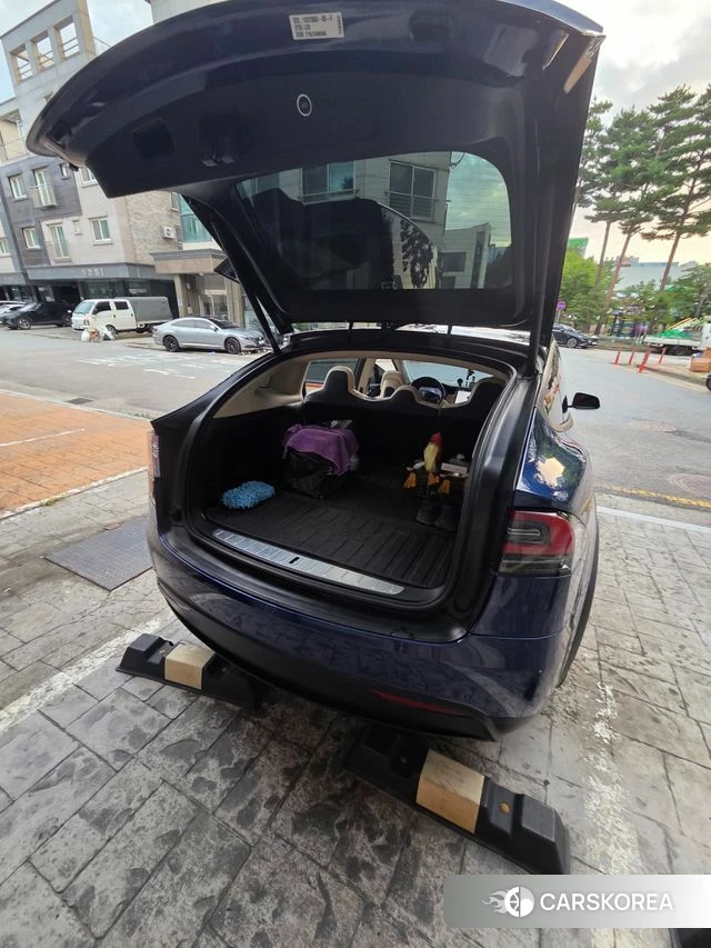 Tesla Model X 2018 Синий из Кореи, фото 5