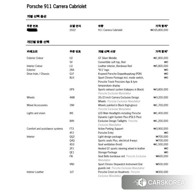 Porsche 911(992) 2022 Серебряный из Кореи, фото 5