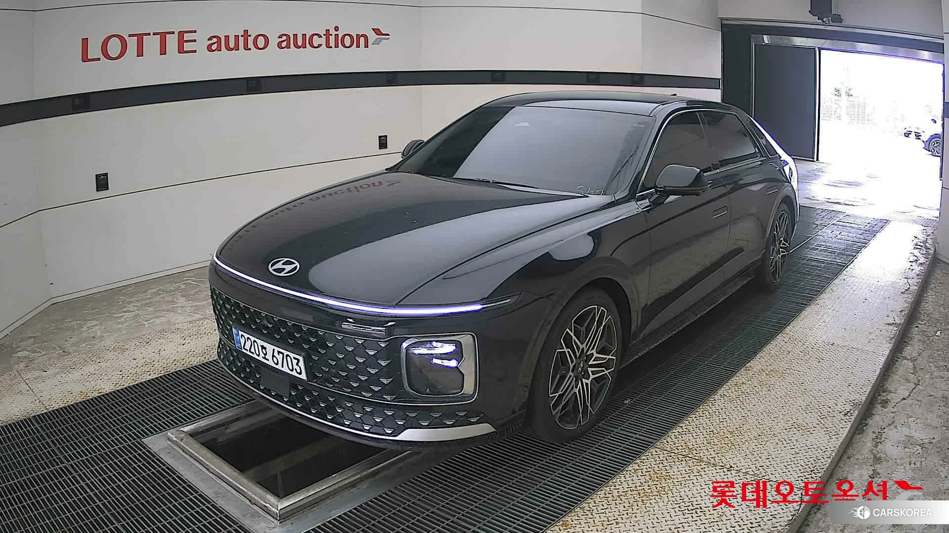 Hyundai Grandeur Hybrid 2023 Черный из Кореи, фото 5