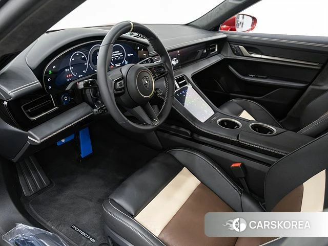 Porsche Taycan 2025 Красный из Кореи, фото 5