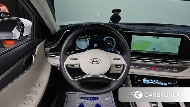 Hyundai The New Grandeur IG Hybrid 2022 Белый из Кореи, фото 5